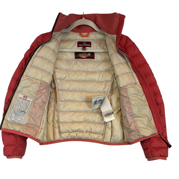 Authentic Parajumpers Kids Lightweight Down Filled Puffer Jacket Coral Size YS - Picture 5 of 16